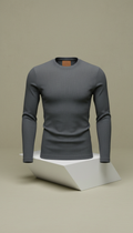 Slim-fit cotton shirt with matte finish